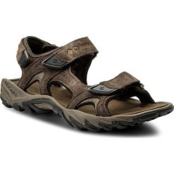 Sandały COLUMBIA - Santiam 3 Strap BM4625 Cordovan/Dark Banana 231. Pomarańczowe klapki męskie Columbia, ze skóry, bez zapięcia. Za 329,90 zł.