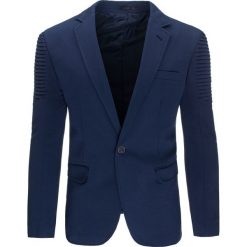 Marynarki męskie: Marynarka męska casual granatowa (mx0297)