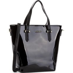 Torebka MONNARI - BAG9920-020 Black. Brązowe torebki klasyczne damskie marki Monnari, w paski, z materiału, średnie. W wyprzedaży za 199,00 zł.
