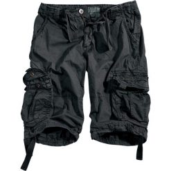 Krótkie spodenki Alpha Industries Jet 191200-03 - czarny. Czarne spodenki i szorty męskie Alpha Industries, m, bez wzorów, krótkie. Za 247,99 zł.