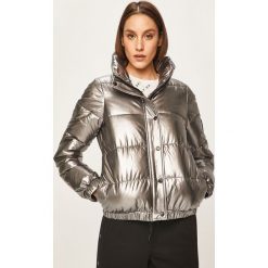 Dkny - Kurtka. Szare kurtki damskie DKNY, s, bez wzorów, z elastanu, krótkie, bez kaptura. W wyprzedaży za 579,90 zł.