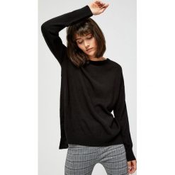 Sweter z długim tyłem. Swetry damskie Moodo, xs, bez wzorów, z długim rękawem, długie, bez kaptura. Za 29,99 zł.