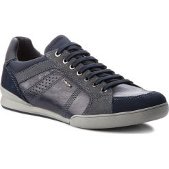 Półbuty GEOX - U Kristof A U620EA 01J22 C4002 Navy. Niebieskie półbuty męskie Geox, na co dzień, bez wzorów, z zamszu, bez zapięcia. W wyprzedaży za 329,00 zł.