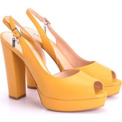 Liu-Jo Sandały "Open Toe C/Cint". Baleriny damskie Liu Jo, bez wzorów, ze skóry, bez obcasa. Za 299,00 zł.