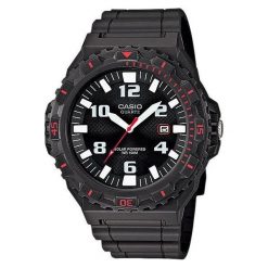 Zegarek Casio Męski MRW-S300H-8BVEF Tough Solar czarny. Czarne zegarki męskie CASIO. Za 209,50 zł.