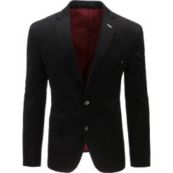 Marynarki męskie: Marynarka męska casual czarna (mx0388)