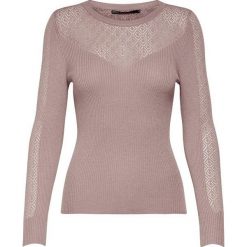 ONLY Damski sweter New Oda L / S Pullover Knit Deauville Mauve (rozmiar S). Fioletowe swetry damskie ONLY, s, bez wzorów, z materiału, bez rękawów, bez kaptura. W wyprzedaży za 97,00 zł.