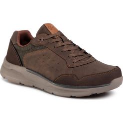 Sneakersy GO SOFT - GF19F295A-8 Brown. Pomarańczowe sneakersy męskie GO SOFT, bez wzorów, ze skóry ekologicznej, bez zapięcia. Za 129,99 zł.