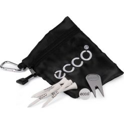 Golfy męskie: ECCO Golf Pouch – Czarny – 11,5×14,5 Cm – Akcesoria