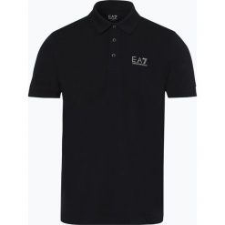 EA7 Emporio Armani - Męska koszulka polo, niebieski. Niebieskie koszulki męskie EA7 Emporio Armani, m, z nadrukiem, z bawełny, polo, bez rękawów. Za 229,95 zł.