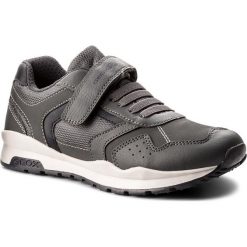 Sneakersy GEOX - J Coridan B. D J845DD 0FEFU C0739 D Dk Grey/Navy. Szare trampki chłopięce Geox, bez wzorów, ze skóry ekologicznej, na rzepy. W wyprzedaży za 179,00 zł.