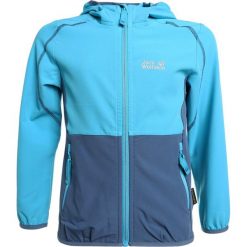 Jack Wolfskin TURBULENCE GIRLS Kurtka Softshell turquoise. Niebieskie kurtki sportowe damskie Jack Wolfskin, z elastanu. Za 229,00 zł.