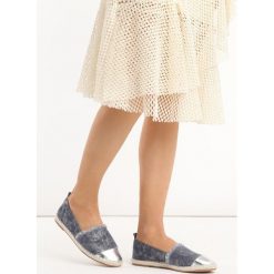 Espadryle damskie: Granatowe Espadryle Acante