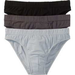 Slipy męskie: Slipy (3 pary) bonprix szaro-czarny