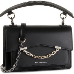 Torebka KARL LAGERFELD - 96KW3038 Black. Czarne torebki klasyczne damskie KARL LAGERFELD, bez wzorów, ze skóry, klasyczne, na ramię, bez dodatków. Za 1619,00 zł.