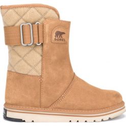Sorel Newbie™ Śniegowce Brązowy Beżowy. Pomarańczowe śniegowce damskie Sorel, na zimę, ze skóry, bez zapięcia. Za 447,95 zł.