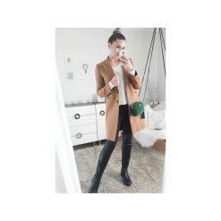 Zamszowa Fabioletka butelkowa zieleń. Zielone torebki klasyczne damskie marki Fabiola, w paski, ze skóry, eleganckie, na ramię, zamszowe, bez dodatków. Za 119,00 zł.
