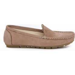 Mokasyny damskie - skóra naturalna - model 001 – kolor cappuccino. Szare mokasyny damskie Zapato, do pracy, na lato, bez wzorów, z jeansu, klasyczne, na niskim obcasie, na płaskiej podeszwie, bez zapięcia. Za 310,00 zł.