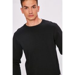 Diesel - Bluza. Czarne bluzy męskie Diesel, xl, z nadrukiem, z bawełny, z okrągłym kołnierzem, bez rękawów, bez kaptura. W wyprzedaży za 159,90 zł.