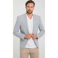 Marynarki męskie: Marynarka – Slim fit – w kolorze jasnoszarym