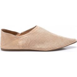Answear - Baleriny Chc-Shoes. Brązowe baleriny damskie marki ANSWEAR, z materiału. W wyprzedaży za 59,90 zł.