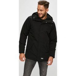 Levi's - Kurtka. Czarne płaszcze męskie Levi's®, s, bez wzorów, z bawełny, krótkie, z kapturem. W wyprzedaży za 269,90 zł.