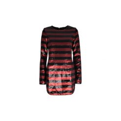 Sukienki krótkie Guess -. Czarne sukienki damskie Guess, z aplikacjami, bez kołnierzyka, z krótkim rękawem, krótkie, mini. Za 299,00 zł.