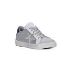 Buty At Go GO VELOUR GHIACCIO. Szare trampki i tenisówki damskie At Go, bez wzorów, bez zapięcia. Za 333,75 zł.