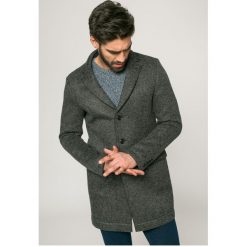 Tommy Hilfiger - Płaszcz. Szare płaszcze męskie TOMMY HILFIGER, l, bez wzorów, z elastanu, klasyczne, bez kaptura. W wyprzedaży za 579,90 zł.