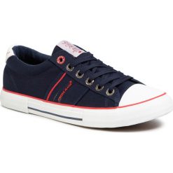 Trampki CROSS JEANS - FF1R4069C Navy. Niebieskie półbuty męskie Cross Jeans, na co dzień, bez wzorów, z jeansu, bez zapięcia. Za 119,00 zł.