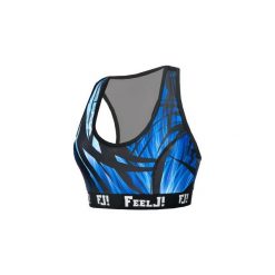 TOP PUSH-UP LIFE. Czarne topy damskie Feelj!, s, bez wzorów, z dzianiny, bez kołnierzyka. Za 139,00 zł.