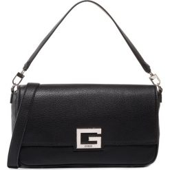 Torebka GUESS - Brightside (JG) HWJG75 80200 BLA. Czarne torebki klasyczne damskie Guess, z aplikacjami, ze skóry ekologicznej, klasyczne, bez dodatków. W wyprzedaży za 419,00 zł.