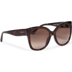 Okulary przeciwsłoneczne VOGUE - 0VO5338S W65613 Dark Havana/Brown Gradient. Pomarańczowe okulary przeciwsłoneczne damskie Vogue. W wyprzedaży za 349,00 zł.