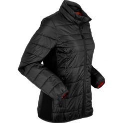 Kurtka funkcyjna pikowana bonprix czarny. Czarne kurtki damskie marki bonprix, bez wzorów, bez kaptura. Za 189,99 zł.