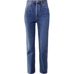 Boyfriendy damskie: Agolde RILEY HIGHRISE Jeansy Straight Leg air blue
