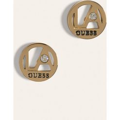 Guess Jeans - Kolczyki. Żółte kolczyki damskie Guess Jeans, metalowe. W wyprzedaży za 79,90 zł.
