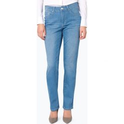 MAC - Jeansy damskie – Melanie, niebieski. Niebieskie jeansy damskie marki MAC, z podwyższonym stanem. Za 379,95 zł.