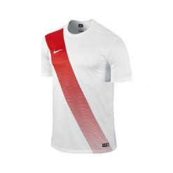 Nike SASH JSY, 10 | PIŁKA NOŻNA / PIŁKA NOŻNA | MĘŻCZYZNA | TOP Z KRÓTKIM RĘKAWEM | PIŁKA NOŻNA BIAŁY / PIŁKA NOŻNA | XL. Białe koszulki męskie Nike, xl, bez wzorów, z tkaniny, bez kołnierzyka, z krótkim rękawem, krótkie. W wyprzedaży za 166,50 zł.