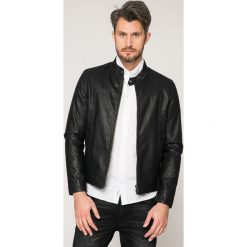 Produkt by Jack & Jones - Kurtka. Czarne płaszcze męskie marki PRODUKT by Jack & Jones, xl, bez wzorów, z bawełny, krótkie, bez kaptura. W wyprzedaży za 159,90 zł.