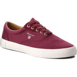 Tenisówki GANT - Hero 16638414 Syrah Twill G514. Czerwone bez kategorii marki GANT, ze skóry. W wyprzedaży za 199,00 zł.
