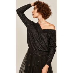 Medicine - Sweter Night Fever. Czarne swetry damskie MEDICINE, s, bez wzorów, z dzianiny, bez rękawów, bez kaptura. W wyprzedaży za 69,90 zł.