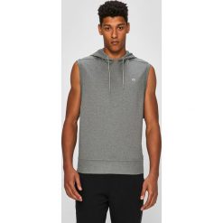 Calvin Klein Performance - Bluza. Szare bluzy męskie Calvin Klein Performance, m, bez wzorów, z elastanu, z kapturem, bez rękawów, z kapturem. W wyprzedaży za 299,90 zł.