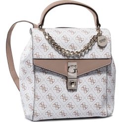 Plecak GUESS - Lorenna (SG) HWSG76 71320 WHI. Białe plecaki damskie Guess, z aplikacjami, ze skóry ekologicznej, klasyczne. Za 599,00 zł.