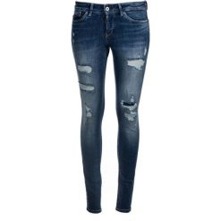 Pepe Jeans jeansy damskie Pixie 26/30, niebieskie. Niebieskie jeansy damskie Pepe Jeans, z jeansu. W wyprzedaży za 203,00 zł.