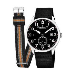 Festina F20347-3 - Kupuj tylko oryginalne produkty w autoryzowanym sklepie. Czarne zegarki męskie marki Festina. Za 385,00 zł.