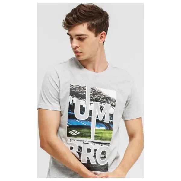 Umbro Koszulka Oswald , szary, rozmiar M. Szare koszulki męskie Umbro, s, z nadrukiem, z bawełny, bez kołnierzyka, bez rękawów. W wyprzedaży za 47,99 zł.