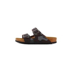 Klapki Birkenstock ARIZONA. Pomarańczowe kapcie męskie Birkenstock, bez wzorów. Za 421,23 zł.