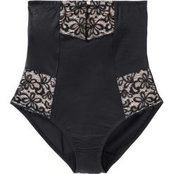 Figi shape Level 2 bonprix czarno-cielisty. Czarne figi damskie marki bonprix, z bawełny. Za 59,99 zł.
