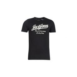 T-shirty z krótkim rękawem Jack Jones JJERAFA. Czarne t-shirty męskie Jack & Jones, s, bez wzorów, bez kołnierzyka, krótkie. Za 59,00 zł.