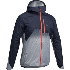 Kurtka turystyczna FH900 HYBRID męska. Szare kurtki męskie QUECHUA, m, bez wzorów, z poliesteru, bez kaptura. Za 349,99 zł.